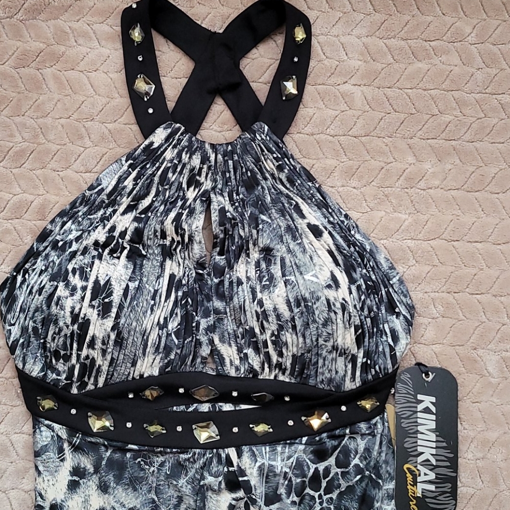 🤍 KIMIKAL  COUNTURE DRESS 🖤 - Picture 2 of 7